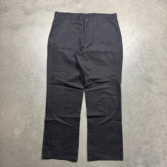 Vintage Oakley Chino Pants Mens 40 Gray Black Preowned Straight Leg Workwear - Picture 1 of 9